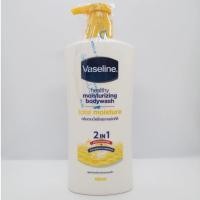 ราคา Vaseline Total moisture Healthy Moisturizing Body Wash 450 ml วาสลีน ครีมอาบน้ำ สีเหลือง โททอล มอยซ์เจอร์ สบู่อาบน้ำ (11966617505)