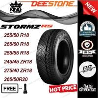 ราคา ยางรถยนต์ ขนาด 275/40ZR18 255/55R18 255/50R18 265/60R18 245/45ZR18 265/50R20 รุ่น STORMZ RS (แก้มดำ) Deestone (24428354219)