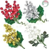 ราคา กิ่งช่อเบอร์รี่ ช่อเบอร์รี่คริสต์มาส เบอร์รี่ตกแต่ง ช่อเบอร์รี่ประดิษฐ์ (25751841565)
