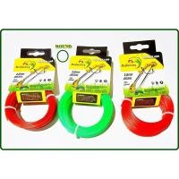 ราคา สายเอ็นตัดหญ้า เอ็นตัดหญ้า เส้นกลม ขนาด 1.3,1.6, 2.0 มิล ยาว 15 เมตร คละสี สำหรับเครื่องเล็มหญ้าไฟฟ้า ถูกกว่าห้าง (2612254432)