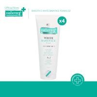 ราคา [แพ็ค4สุดคุ้ม] Smooth E White Babyface Foam 6 Oz. สมูทอี ไวท์ เบบี้เฟส โฟม pH5 Vit C&E ผิวกระจ่างใส สำหรับผิวหมอง (9282385724)