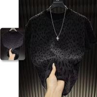 ราคา เสื้อยืดผู้ชายแขนสั้น สไตล์อเมริกัน พิมพ์ลายเสือดาว (52855799618)