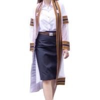 ราคา กระโปรงพิธีการ/รับปริญญา มือสอง ผ้าเสิร์ท ไม่ยืด สีกรม (7390997618)