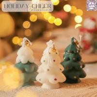 ราคา Violet Flamingo เทียนคริสมาสต์ Aroma Christmas Candles สีเขียว สีแดง Candles เทียนหอมตกแต่งบ้าน (23563267842)