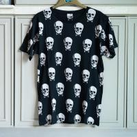 ราคา เสื้อยืด Saint Laurent ของแท้ 100% ลาย Skull สกรีนหน้า-หลัง (มีป้ายแท็กครบ) (6305518235)