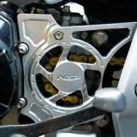 ราคา ฝาครอบสเตอหน้า Wave 125i/S บังลม Wave125R/Sเถิก งาน CNC งานNBP #TBZM00013 (27078805391)