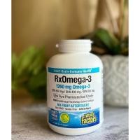 ราคา [พร้อมส่ง] Natural Factors, Rx Omega 3 Factors 1260 mg & RxOmega-3 Ultra Strength 2150 mg (892935188)