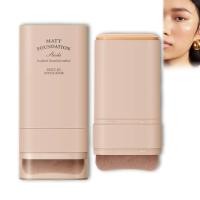 ราคา Matt Foundation Stick Hydrating Lightweight Foundation Stick พร้อมแปรง, Beauty Balm Serum Boosted Skin Tint, Buildable Medium-to-Full Coverage Contour Stick for Face Makeup (#3 บี (26593998210)