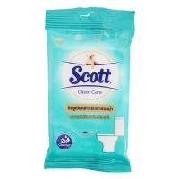 ราคา สก๊อตต์ ทิชชูเปียกสำหรับเข้าห้องน้ำ คลีนแคร์ 10 แผ่น (4048590485)