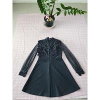ราคา เดรสกระโปรงสีดำแขนยาวผ้าดี (22586033113)