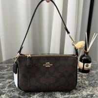 ราคา ✨ของแท้ New COACH NOLITA 19 IN SIGNATURE CANVAS (C3308) (17245503498)