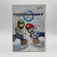 ราคา MARIO KART Wii แผ่นมีรอยนิดหน่อย เล่นได้ คู่มือปกยับ Nintendo Wii (23043804584)