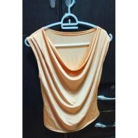 ราคา เสื้อแขนกุดคอถ่วงสีส้ม (24171065221)