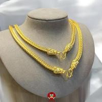 ราคา สร้อยคอ ลายสี่เสาเงาหัวมังกร ขนาด 5 บาท ความยาว 24-26 นิ้ว SW4396 งานเทียบแท้ งานเสมือนแท้ จากช่างฝีมือที่ดีที่สุด (29280648663)