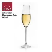 ราคา Rona celebration champagne flute 210 ml.-แก้วคริสตัลแท้ Rona รุ่น Celebration champagne flute 210 มล.สำหรับแชมเปญ บรรจุ1 (19754137079)