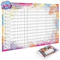 ราคา YICA ปฏิทินติดผนังขนาดใหญ่, To Do List Schedule Agenda Organizer ปฏิทินทุกวันรายปี, Creative 2026 365 วันแผ่นวางแผน Home Office (51602739158)