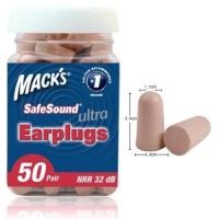 ราคา 50pairs Mack's Soft Earplugs Washable Foam Ear Plugs Sleeping Noise Reduction Earplugs for Children (51954090396)
