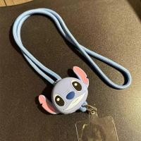 ราคา น่ารัก Stitch เคสโทรศัพท์ Lanyard สายคล้องคอสําหรับกล้อง ID แท็กการ์ดพวงกุญแจสลิง (25728935034)