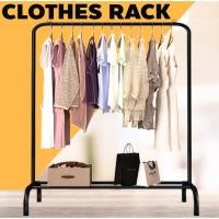 ราคา ราวตากผ้า ราวแขวนผ้า ราวเดี่ยว ยาว1 เมตร ประกอบง่าย ราวแขวนผ้า บาร์เดี่ยว ชุบโครเมี่ยมทั้งตัว (4863659261)