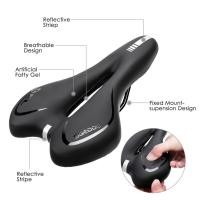 ราคา เบาะนั่งจักรยาน เบาะจักรยานเสือภูเขาขี่สบาย Breathable อานหนาซิลิโคนเบาะรองนั่งผู้ถือจักรยาน (42059370279)