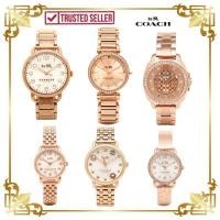 ราคา [100% ORIGINAL & READY STOCK] Coach Delancey นาฬิกา Rose Gold ผู้หญิง 14501701 14502200 14502355 (รับประกัน 2 ปี) (7435247943)