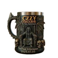ราคา แก้วสร้างสรรค์ Ozzy Osbourne แก้วเบียร์ผู้ที่ชื่นชอบถ้วยน้ำเรซิ่นสแตนเลส retro (46405619054)