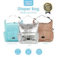 ราคา กระเป๋าใส่ผ้าอ้อมมัลติฟังก์ชั่นแม่ธรรมชาติ | ป๊อป 2ใน1 (44806071928)