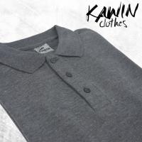 ราคา KAWIN เสื้อโปโล ผู้ชาย/ผู้หญิง Dark Grey สีเทาดำเข้ม ผ้าเนื้อนุ่มใส่สบายมาก (4579100536)