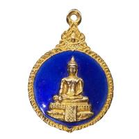 ราคา หลวงพ่อวัดไร่ขิง ปี 2529 กะไหล่ทองลงยาน้ำเงิน (24777583308)