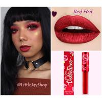 ราคา Lime Crime รุ่นจิ้มจุ่ม Metallic velvetines สี Red Hot (เนื้อแมทช์เมทาลิค) ของแท้ พร้อมส่ง (1502397191)