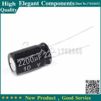 ราคา 10PCS 10V 2200UF Aluminum electrolytic capacitor 2200 uf 10v size 10*17mm 10 V / (2178306801)