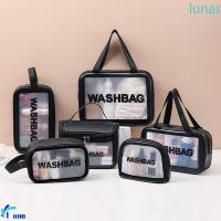 ราคา LUNASOL กระเป๋าจัดระเบียบสําหรับเดินทาง PVC 1PC เคสเครื่องสําอางกันน้ํามัลติฟังก์ชั่น PU Washbag (48156104292)