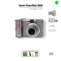 ราคา Canon PowerShot A620 Vintage Digital Camera 7.1MP CCD กล้องคอมแพค วินเทจ ไฟล์สวยละมุน 4X Lens 2” LCD Vari มือสอง Used (52802374060)