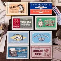 ราคา กล่องกระดาษพร้อมสติ๊กเกอร์ตีม vintage (vintage collection)⭐️ (6540129582)
