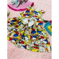 ราคา Dress เดรสกระโปรง แฟชั่นเด็กผู้หญิง ลาย สนูปปี้ Snoopy สีสันสดใส (20882581019)
