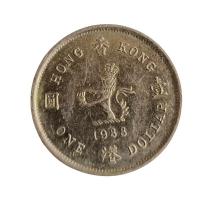 ราคา เหรียญ 1 ดอลลาร์ฮ่องกง ปี ค.ศ. 1988 (25993286205)