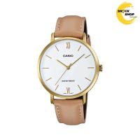 ราคา CASIO นาฬิกาผู้หญิง รุ่น LTP-VT01GL-7B สายหนัง สีขาว คาสิโอ (6159529972)