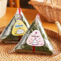 ราคา ถุงบรรจุข้าวปั้นสามเหลี่ยมสองชั้น ถุงข้าวปั้นสาหร่ายญี่ปุ่นแบบฉีกง่าย (57255395427)