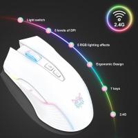ราคา Onikuma CW905 เมาส์เกมมิ่งสีขาว โหมดไร้สาย 2.4G (26267258580)