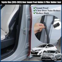 ราคา Toyota Vios (2013-2023) ยางกันเสียงประตูรถยนต์ ซีลยางเสา B และ Anti Dusk (2 ชิ้น) (43107126366)