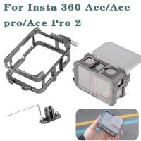 ราคา กล้องกรอบป้องกันสําหรับ Insta 360 Ace/Ace Pro/Ace Pro 2 กรงโลหะ Rig กรณีเย็นรองเท้า Mount & ขาตั้งกล้องอะแดปเตอร์ (29533910640)
