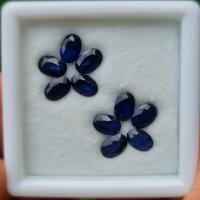 ราคา พลอย ไพลิน blue sapphire 6.27 กะรัต (Cts.) 10 เม็ด (Pcs.) พลอยแท้ อัญมณีมงคลประจําวันเกิด เครื่องประดับพลอย (54551098022)