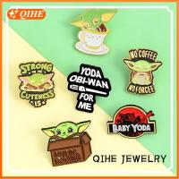 ราคา Master Yoda Baby Enamel Lapel Pins Star Wars Cartoon Brooches Badges Fashion Cute Pins Gifts for Friends (4996050015)