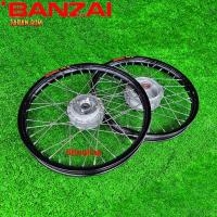 ราคา ชุดล้อพร้อมใส่ Banzai ชุดล้อบันไซดำ 1.4 BANZAI ขอบเรียบ ดุมเดิม พร้อมใส่ พร้อมบูทลูกปืน มีทุกรุ่น เลือกรุ่นที่ต้องการ (27300063138)