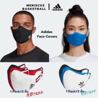 ราคา Adidas Mask Adidas 1 pack black white red (29827768088)
