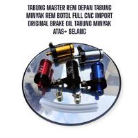 ราคา FRONT MASTER CYLINDER เบรค FLUID CYLINDER GOZIMA ขวดเต็ม CNC นําเข้าเดิมน้ํามัน UPPER น้ํามัน CYLINDER + ท่อและท่อเบรกเบรกท่อสําหรับ UNIVERSAL PNP MIO JUPITER NMAX AEROX XMAX FORZA (43375950389)