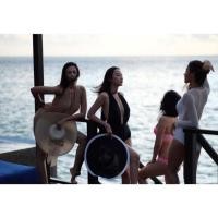 ราคา วันพีชเซ็กซี่ วันพีชสีดำ วันพีชสีขาว วันพีชโชว์หลัง ชุดว่ายน้ำโชว์หลัง (166924455)