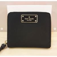ราคา New Kate Spade Darci Short Zippy Nylon Wallet in Black (6212697808)
