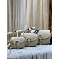 ราคา DIOR CD Medium Bobby กระเป๋าสะพายไหล่ หนังวัว ลายลิ้นจี่ สไตล์เรโทร โทนสีครีม (45204345149)