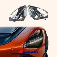 ราคา For Mclaren 720S KZ Style Dry Carbon Side Frame Basket Lamp Housing Trim Pair (48952497477)